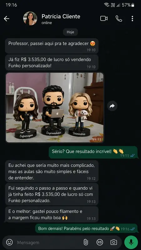 Depoimento 4 de cliente